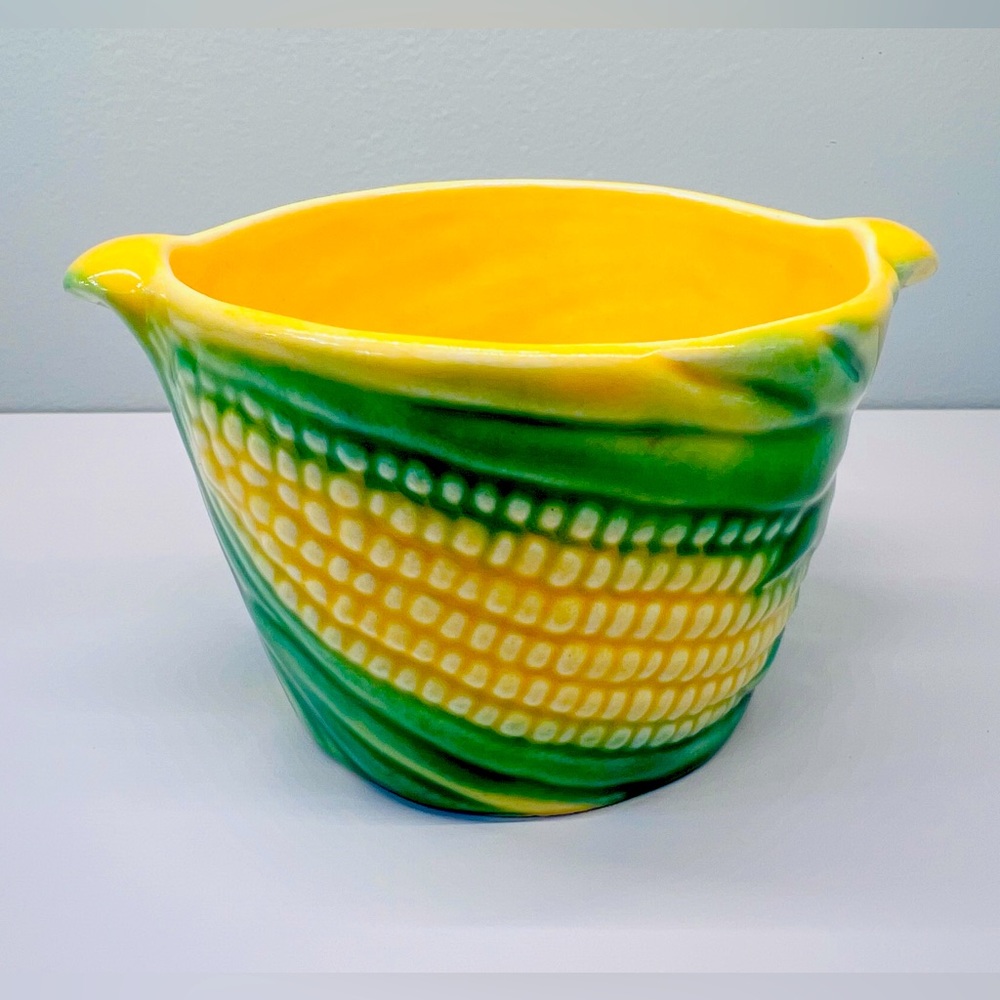 Vintage 1946 Vallona Starr Corn Sugar Bowl California Pottery